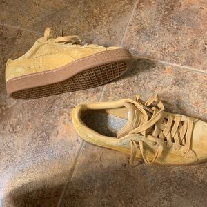 Suede Puma Basket Platform